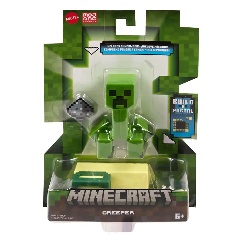 Minecraft Craft-A-Block Creeper akciófigura 8 cm termékfotó