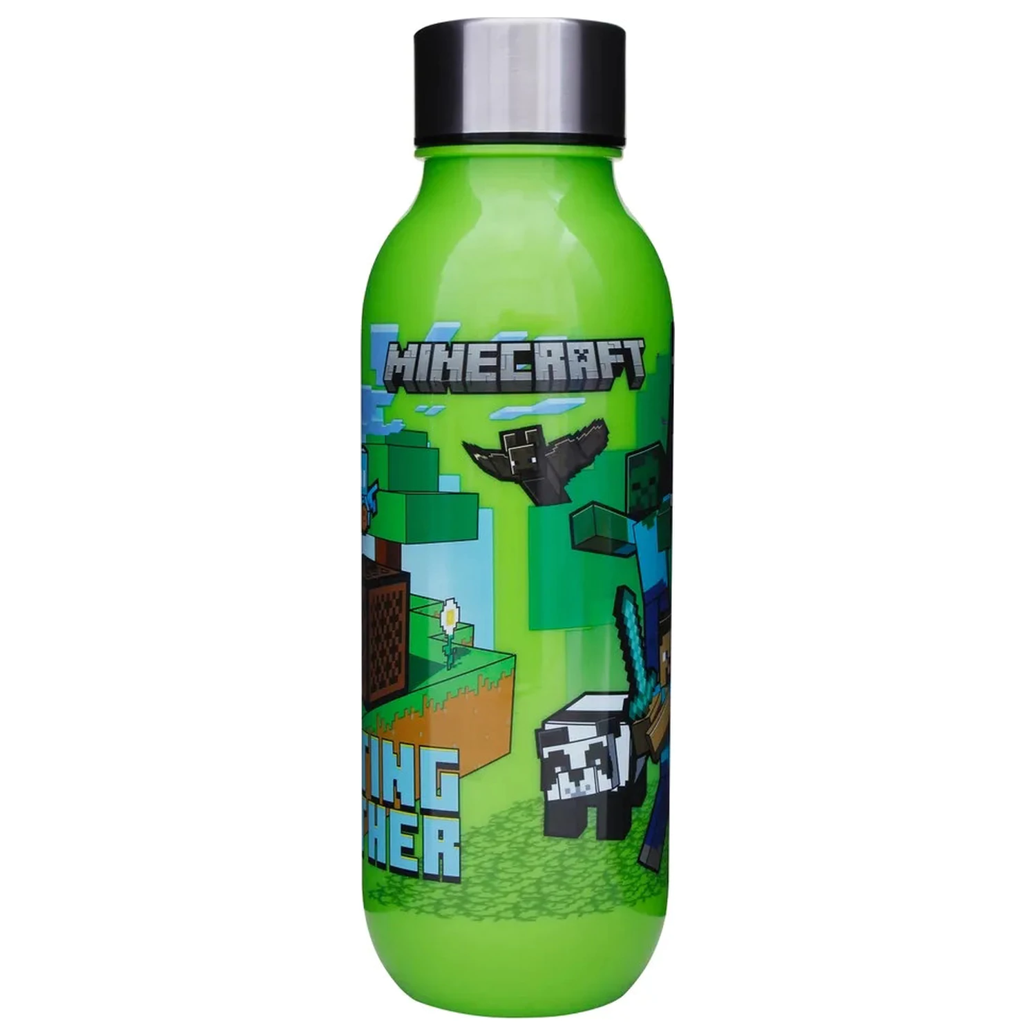 Minecraft Crafting műanyag kulacs csavaros kupakkal 640 ml termékfotó