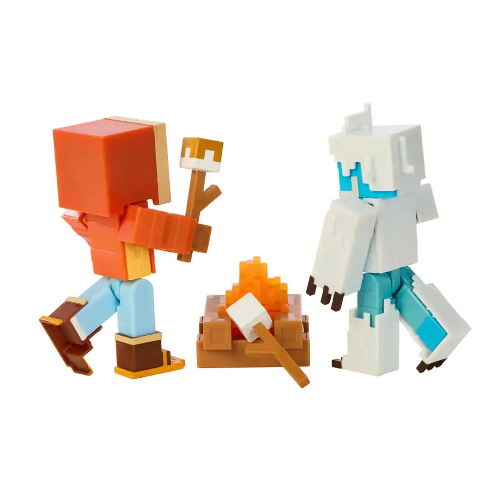 Minecraft Creator Series Expansion Pack Mount Enderwood Yeti Scare akciófigura csomag 8 cm termékfotó