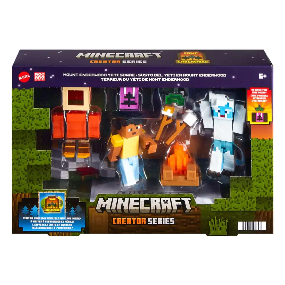 Minecraft Creator Series Expansion Pack Mount Enderwood Yeti Scare akciófigura csomag 8 cm termékfotó