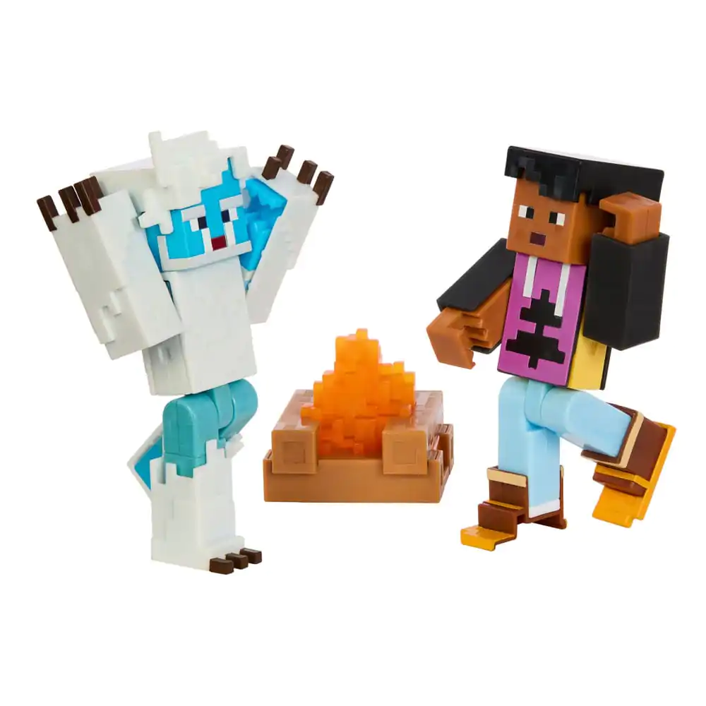 Minecraft Creator Series Expansion Pack Mount Enderwood Yeti Scare akciófigura csomag 8 cm termékfotó