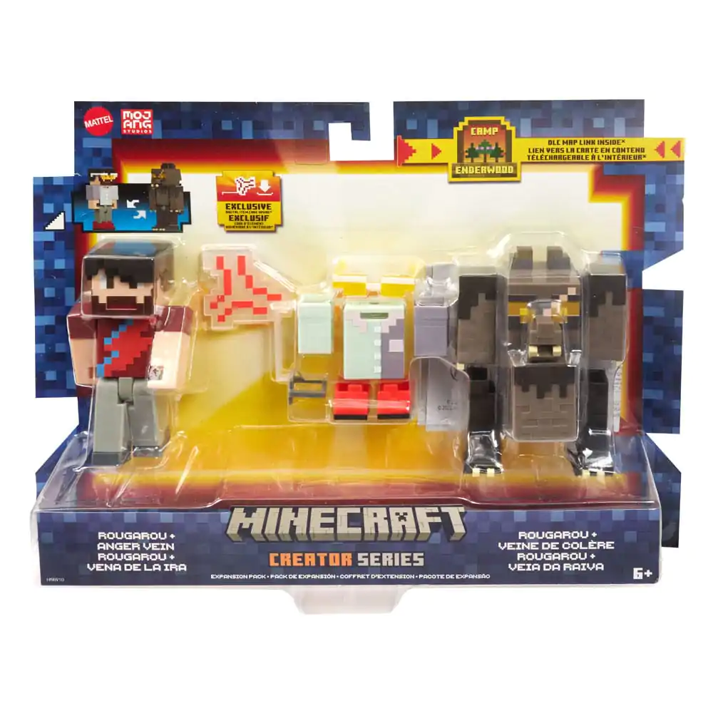 Minecraft Creator Series Expansion Pack Rugarou &amp; Anger Vein akciófigura 8 cm termékfotó