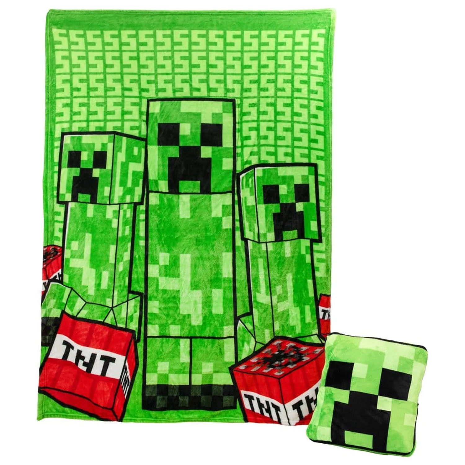 Minecraft Creeper 2-in-1 takaró 150 cm termékfotó