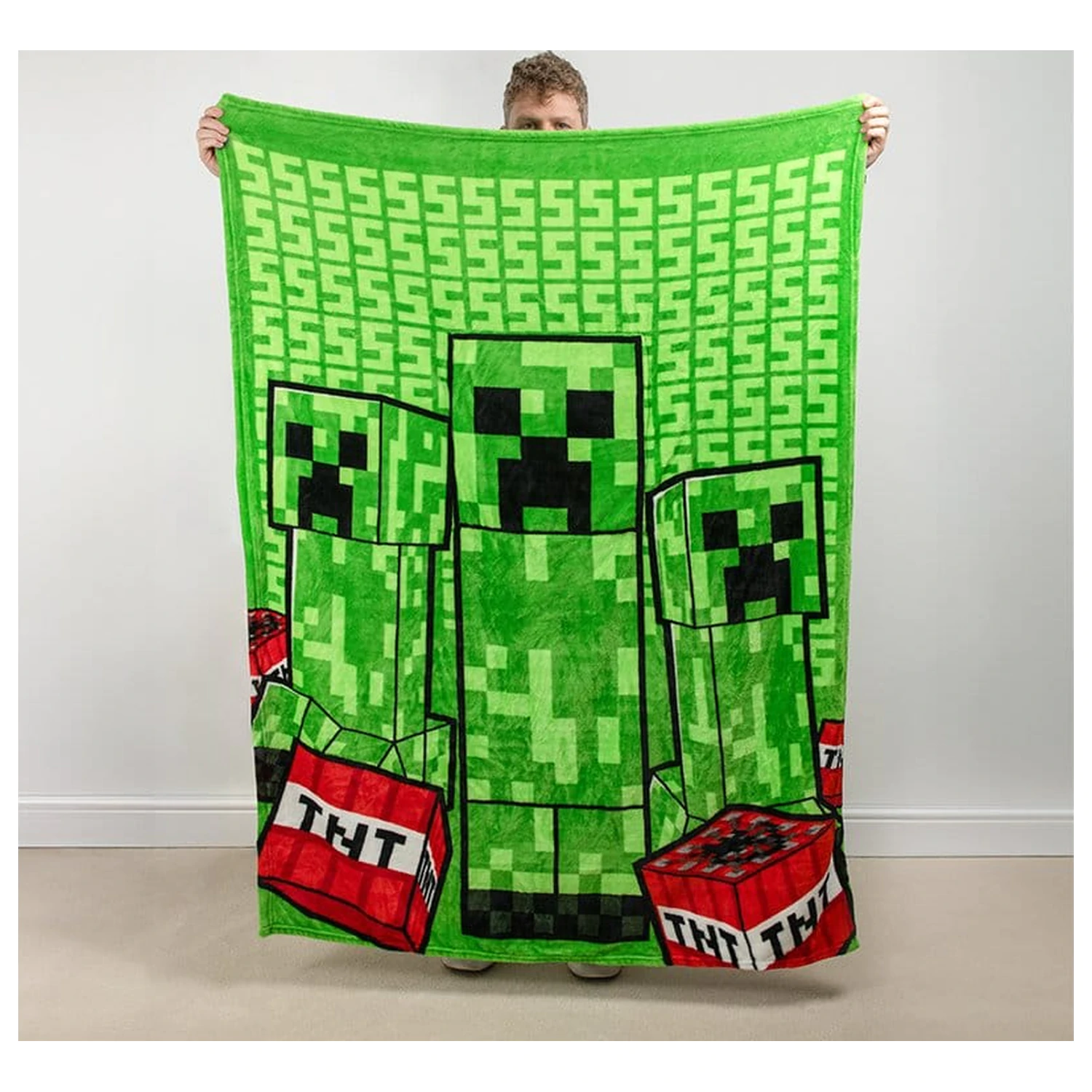 Minecraft Creeper 2-in-1 takaró 150 cm termékfotó