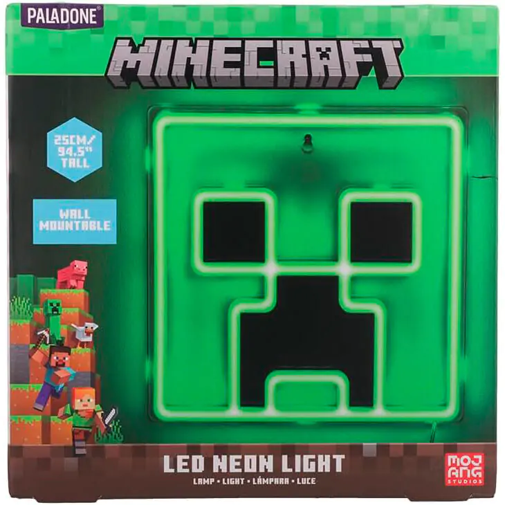 Minecraft Creeper LED Wandleuchte 25cm termékfotó