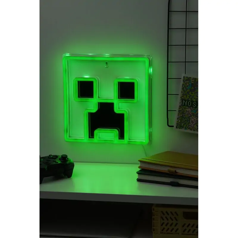 Minecraft Creeper LED Wandleuchte 25cm termékfotó