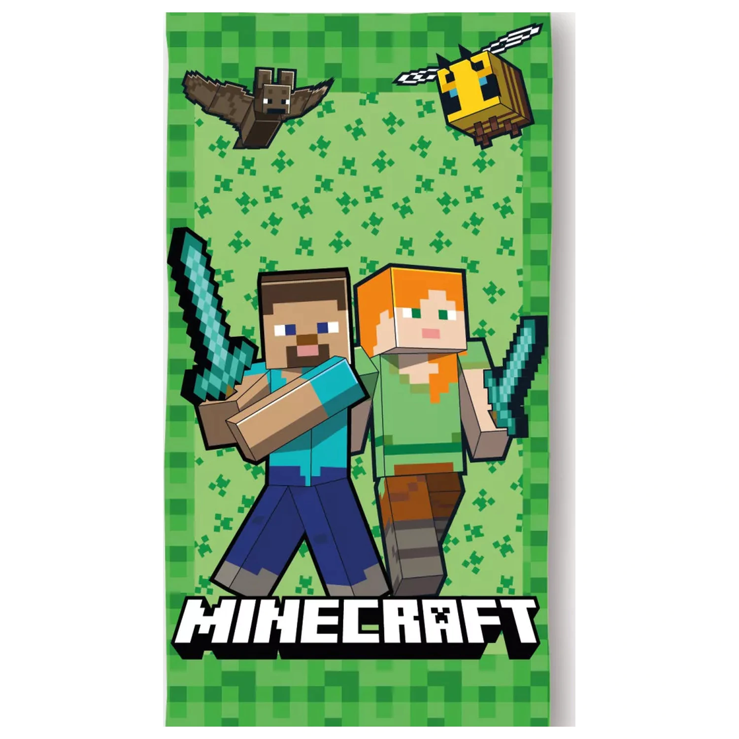 Minecraft Cube World törölköző 70x140cm termékfotó