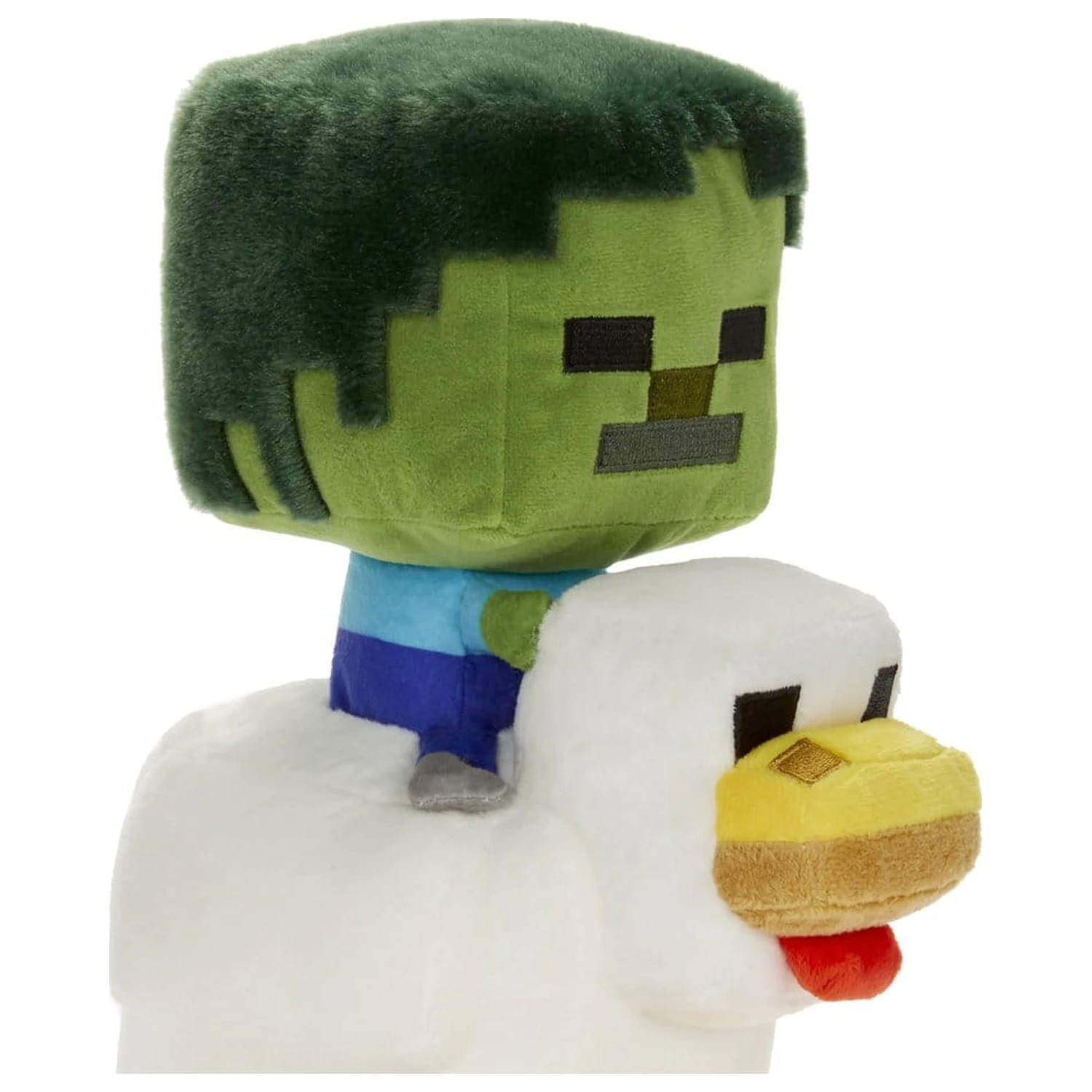 Minecraft Deluxe Chicken Jockey plüss figura 20 cm termékfotó