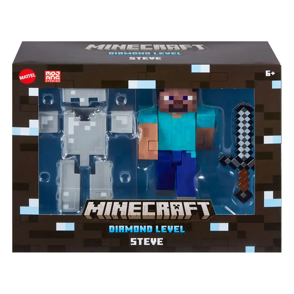 Minecraft Diamond Level Steve akciófigura 14 cm termékfotó