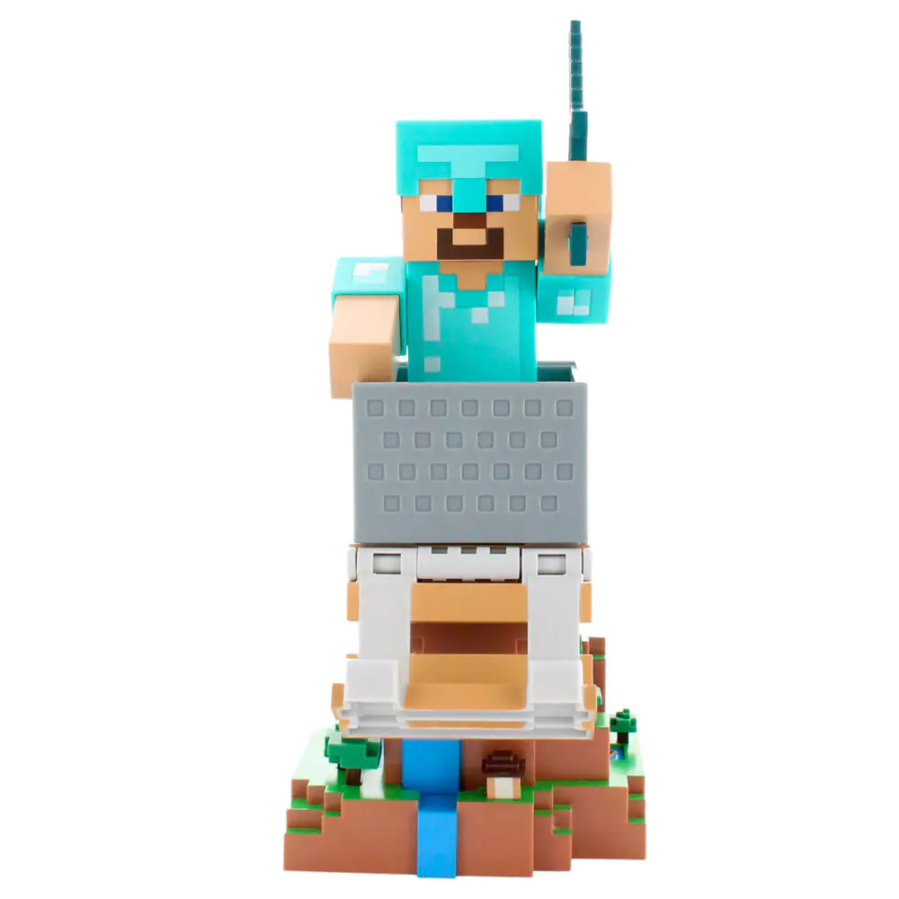 Minecraft Diamond Steve kontroller/telefon tartó Cable Guy figura 20cm termékfotó