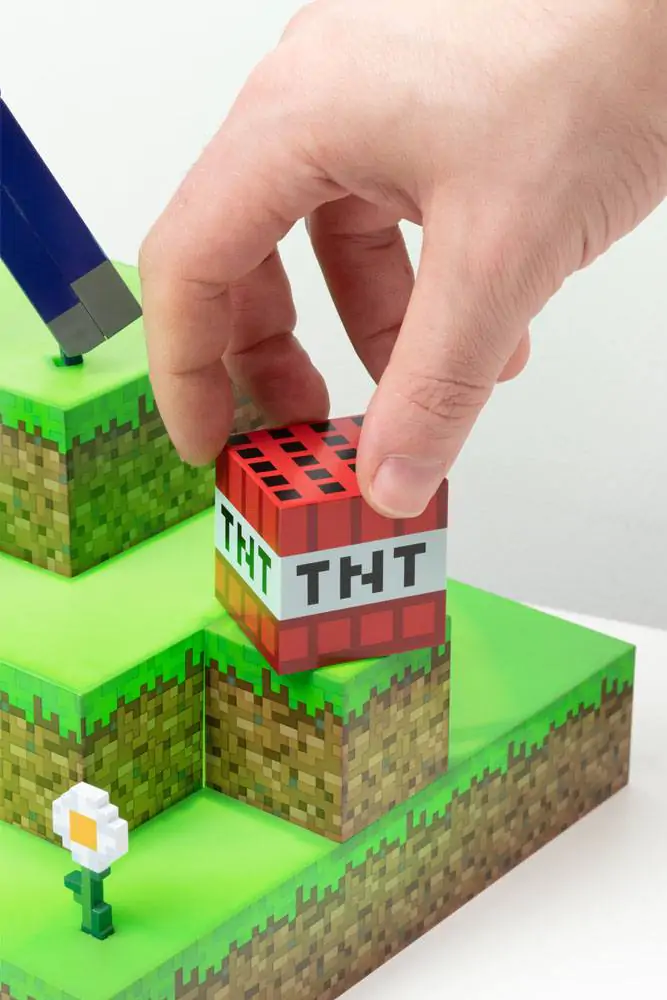 Minecraft Diorama lámpa Steve 30 cm termékfotó