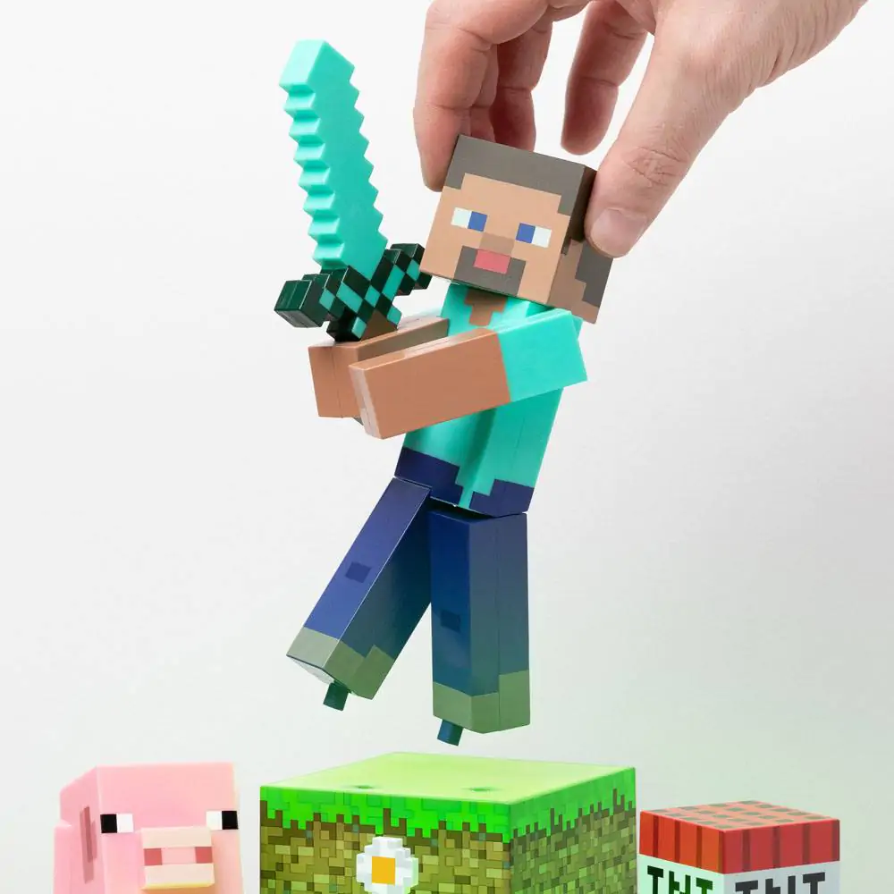Minecraft Diorama lámpa Steve 30 cm termékfotó