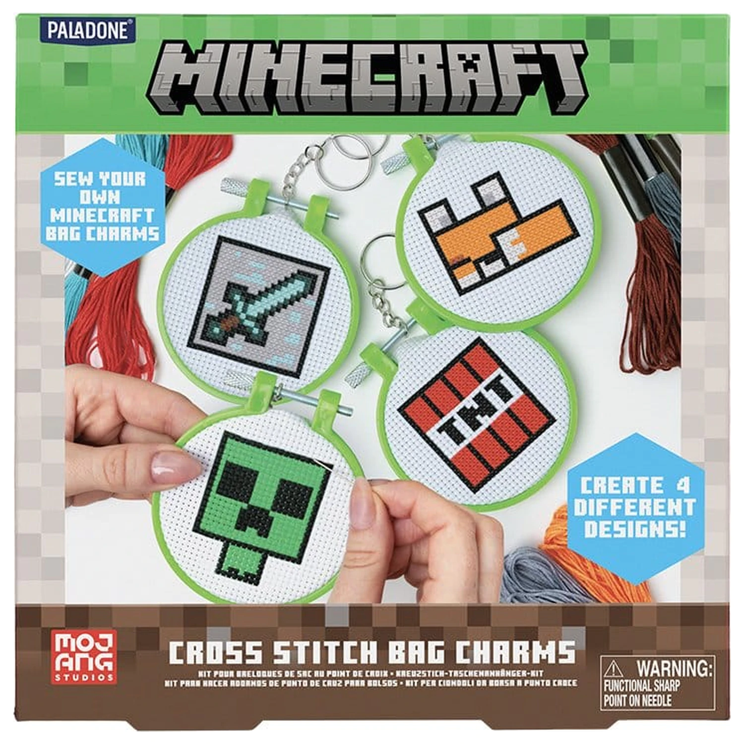 Minecraft DIY kulcstartó termékfotó