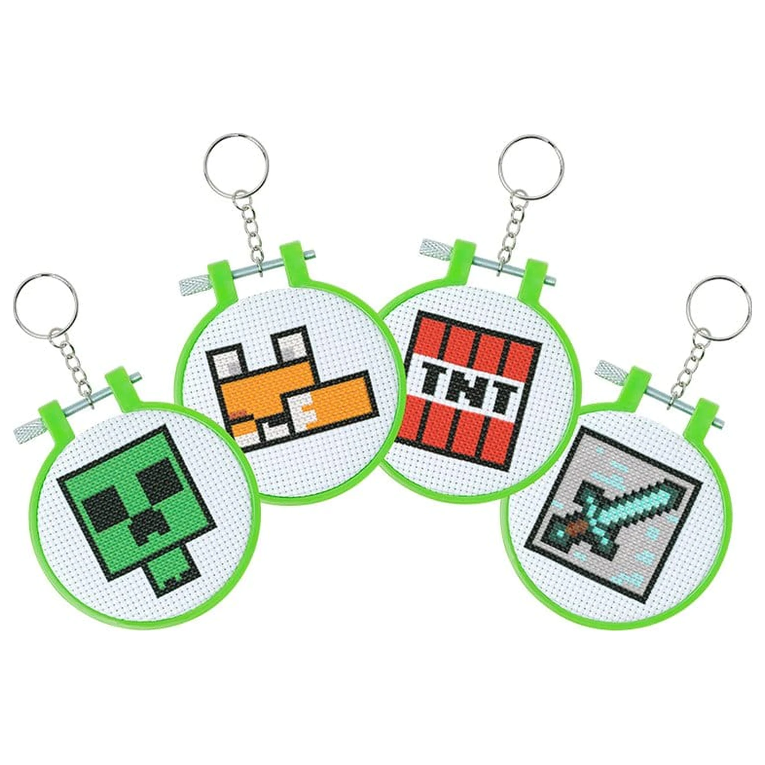 Minecraft DIY kulcstartó termékfotó