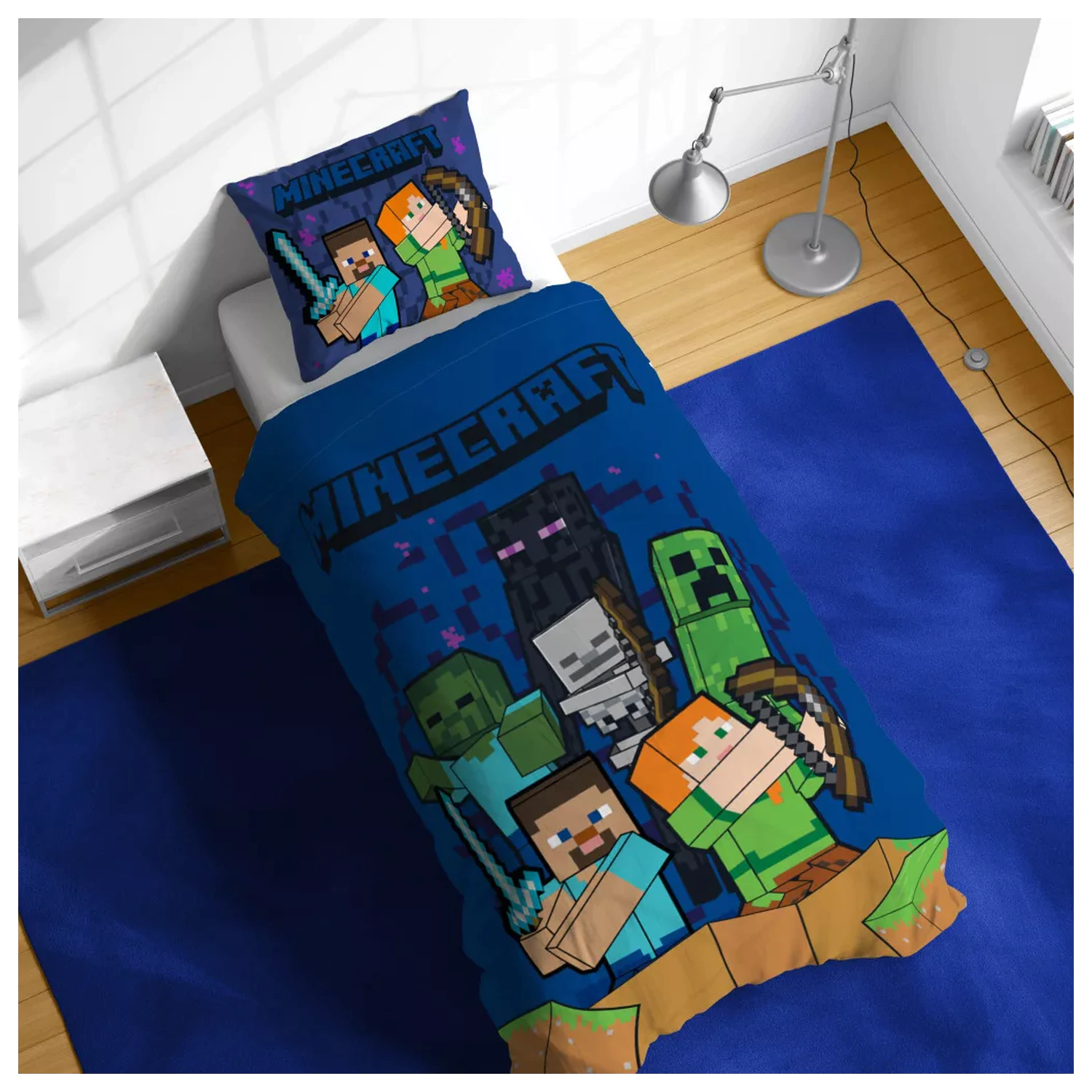 Minecraft Echoes of Hardcare ágyneműhuzat termékfotó