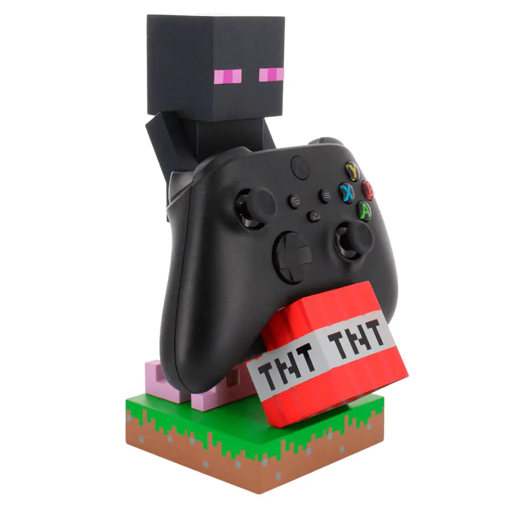 Minecraft Enderman kontroller/telefon tartó Cable Guy figura 20cm termékfotó