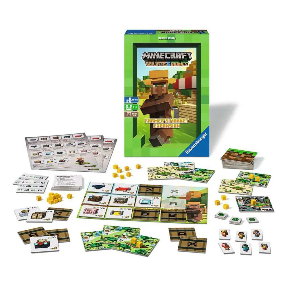 Minecraft Expansion Builders & Biomes: Farmers Markn társasjáték termékfotó