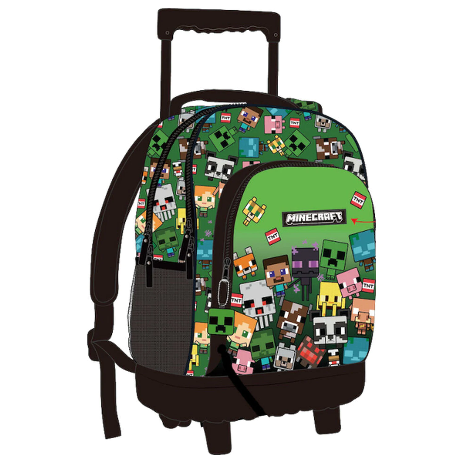 Minecraft Face gurulós táska 44cm termékfotó