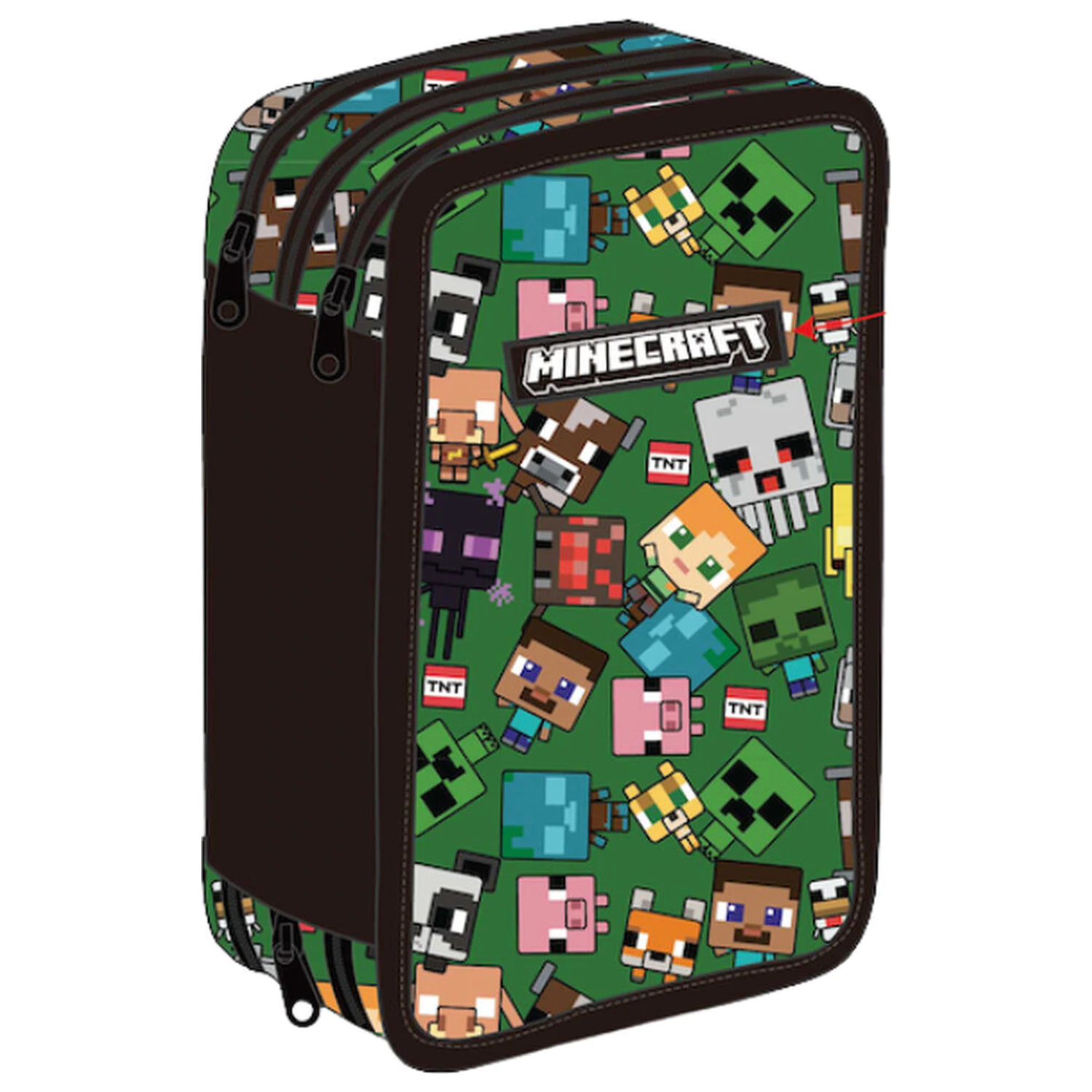 Minecraft Face tripla tolltartó termékfotó