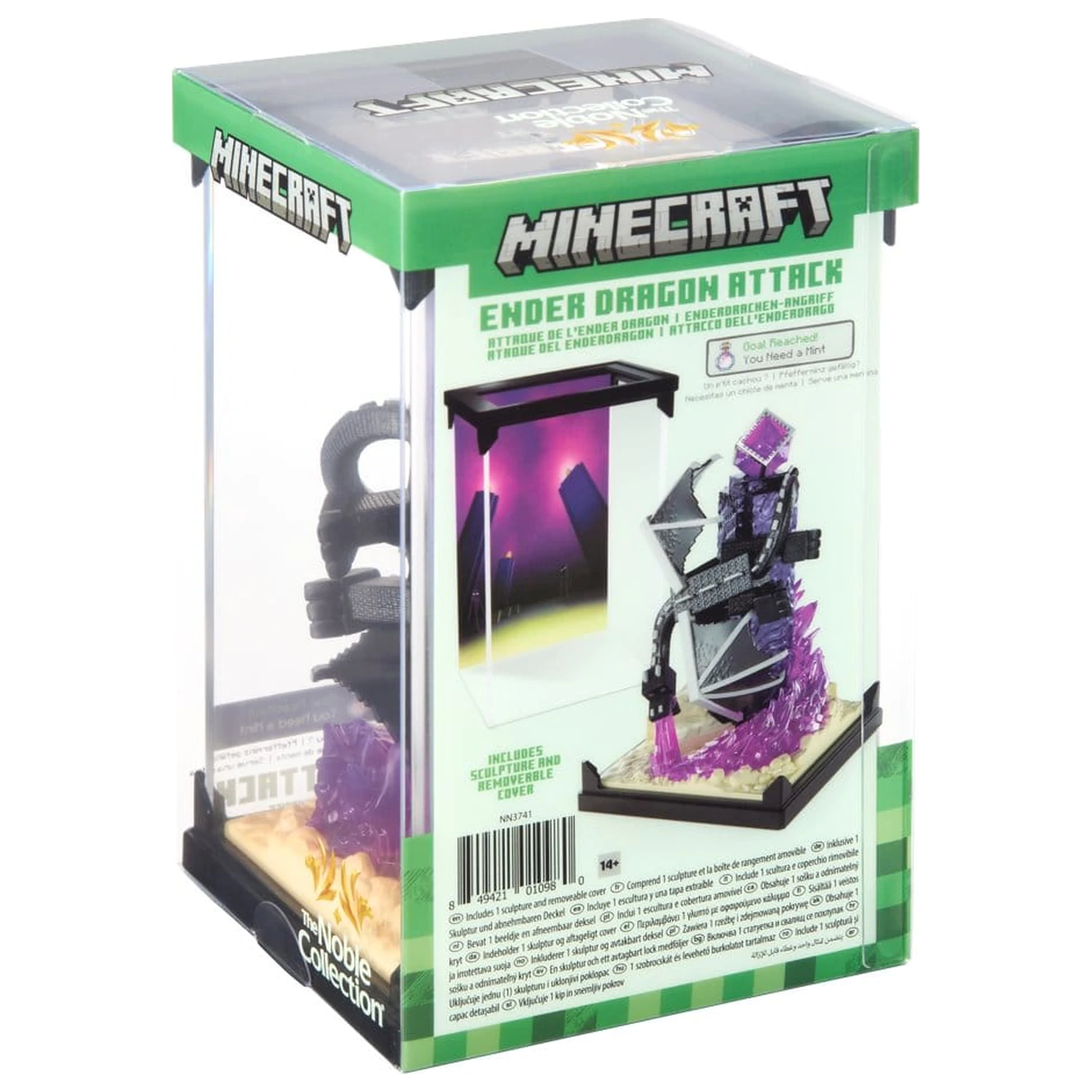 Minecraft figura Diorama Ender Dragon Attack 18 cm termékfotó