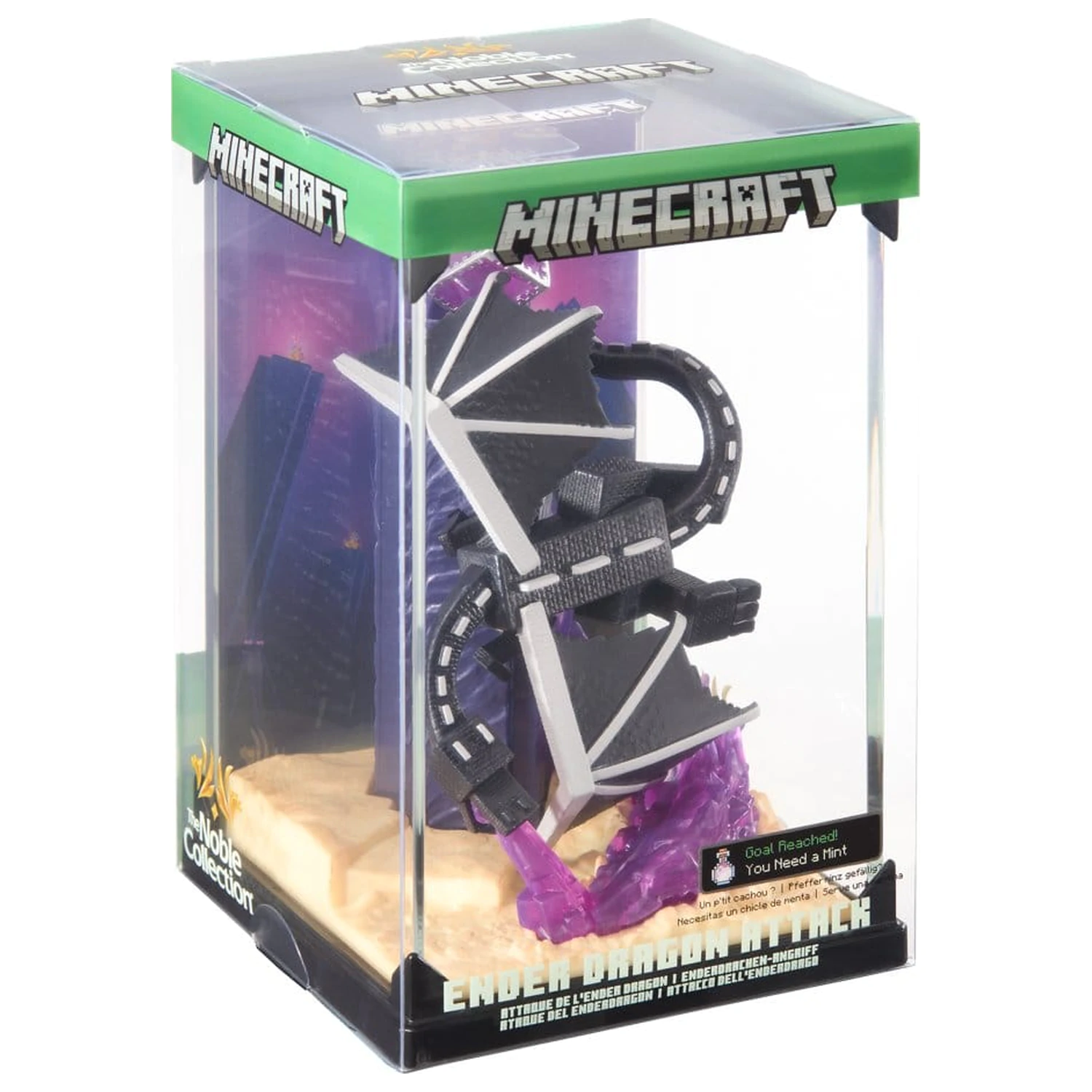 Minecraft figura Diorama Ender Dragon Attack 18 cm termékfotó