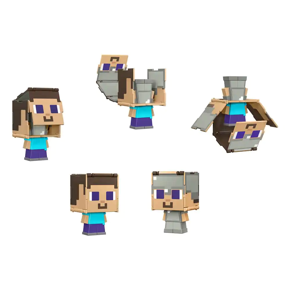 Minecraft Flippin Steve & Steve in Iron Armor akciófigura termékfotó