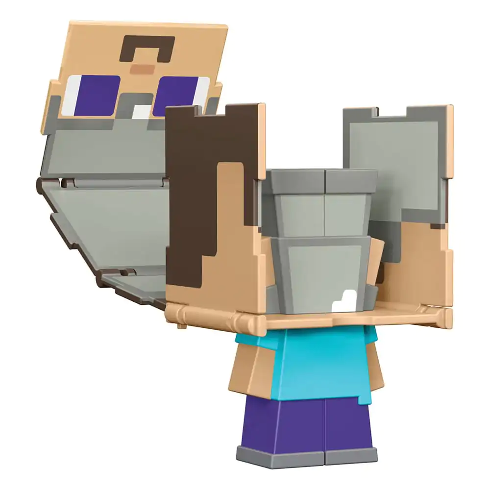 Minecraft Flippin Steve & Steve in Iron Armor akciófigura termékfotó