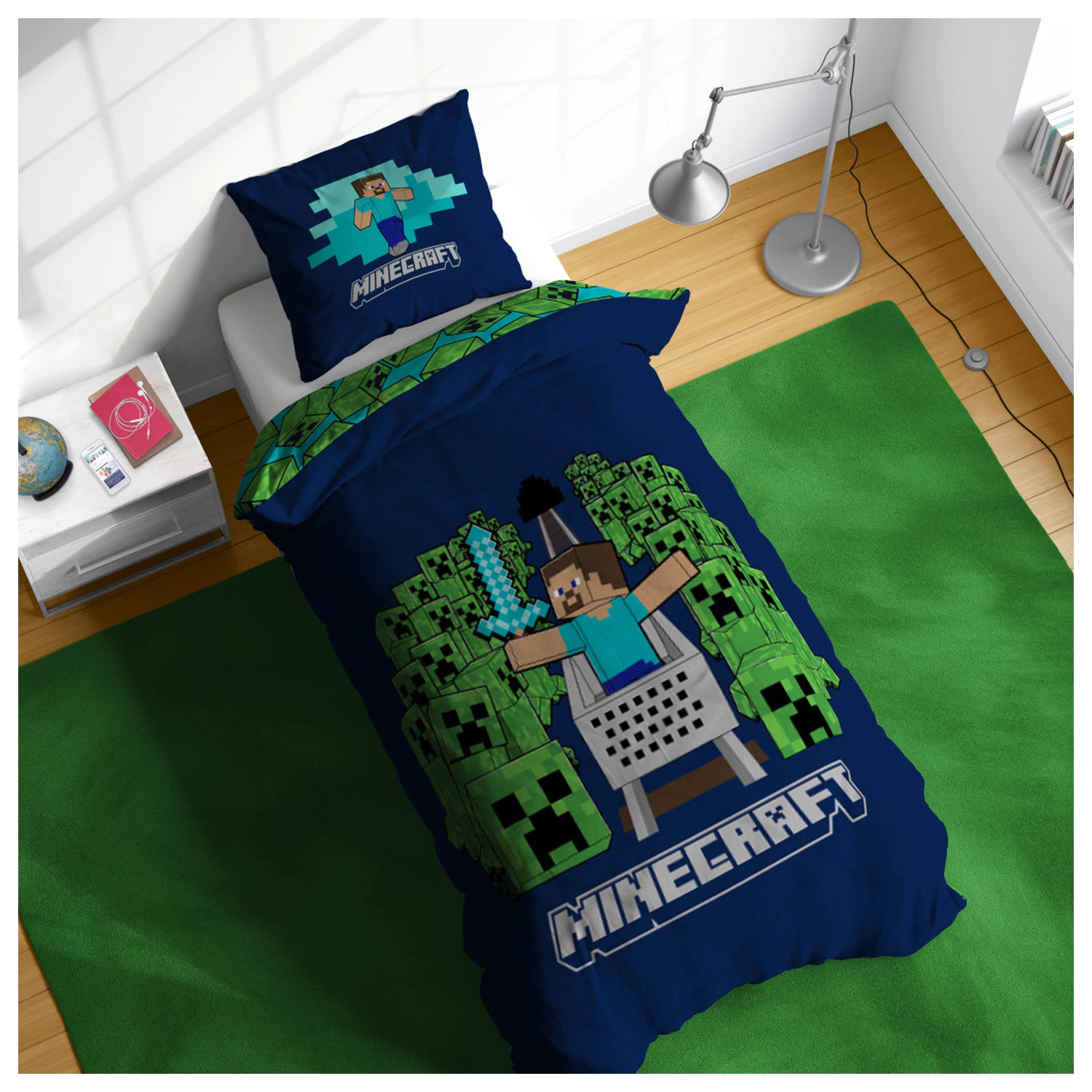 Minecraft Game Over Creepers ágyneműhuzat  termékfotó