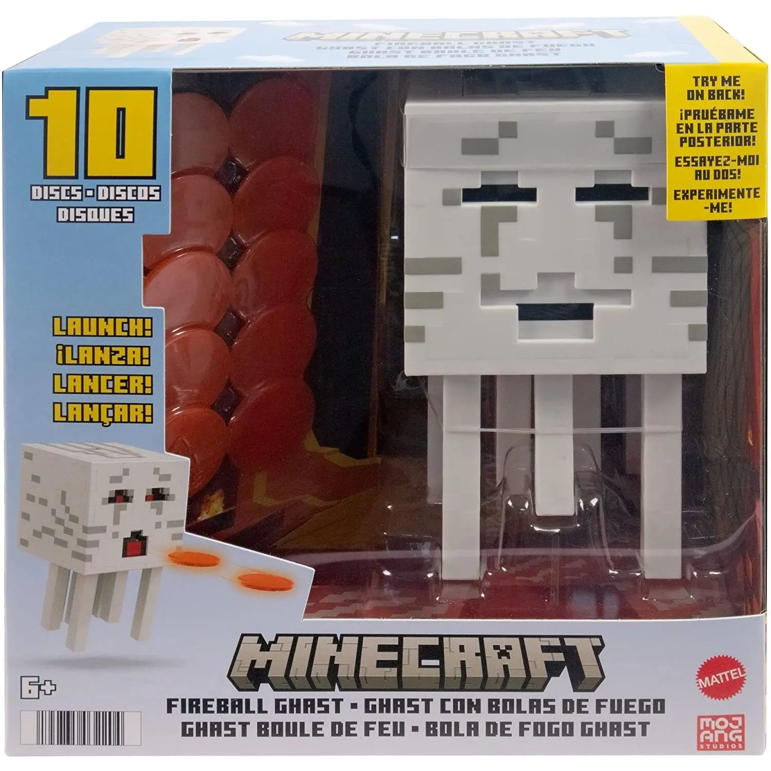 Minecraft Ghast With Fireball figura termékfotó