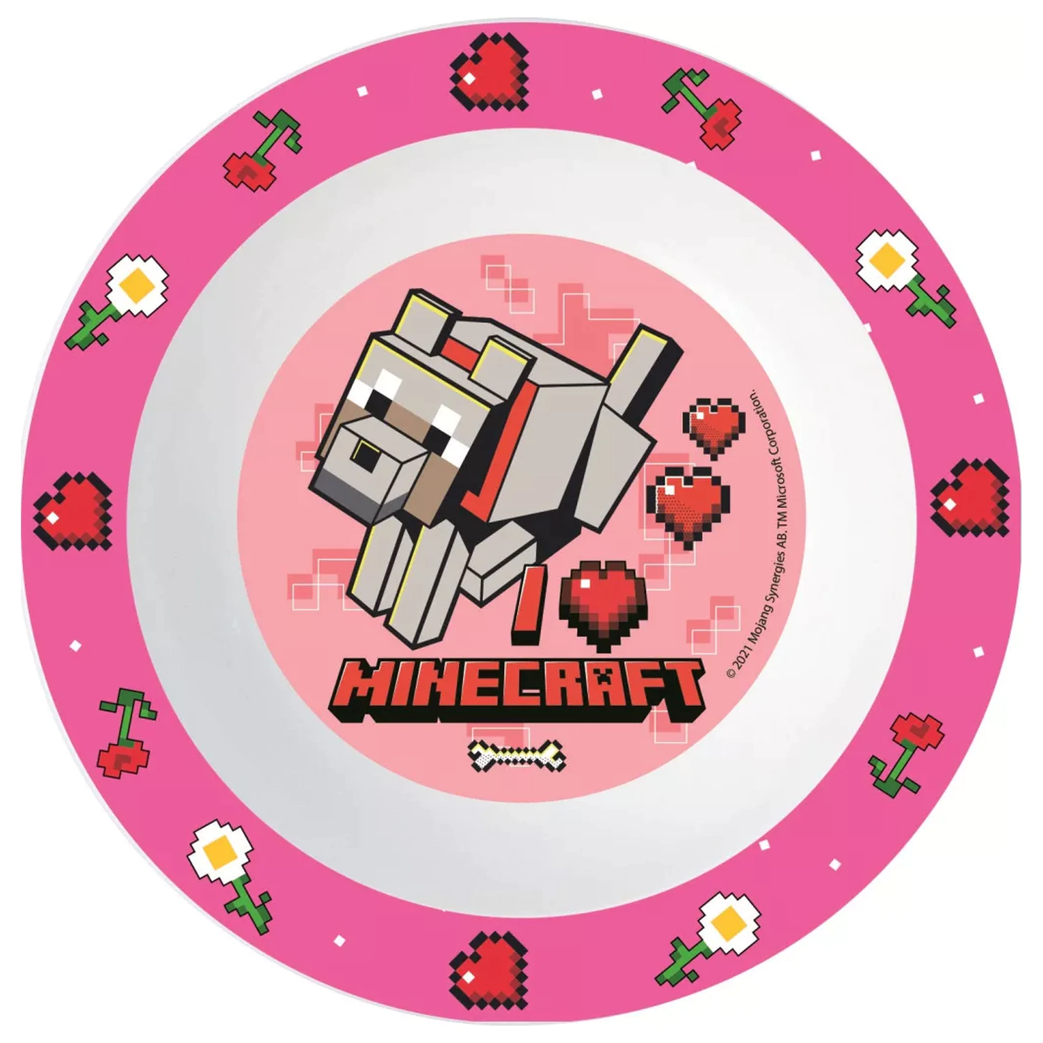 Minecraft Girls micro mélytányér 16 cm termékfotó