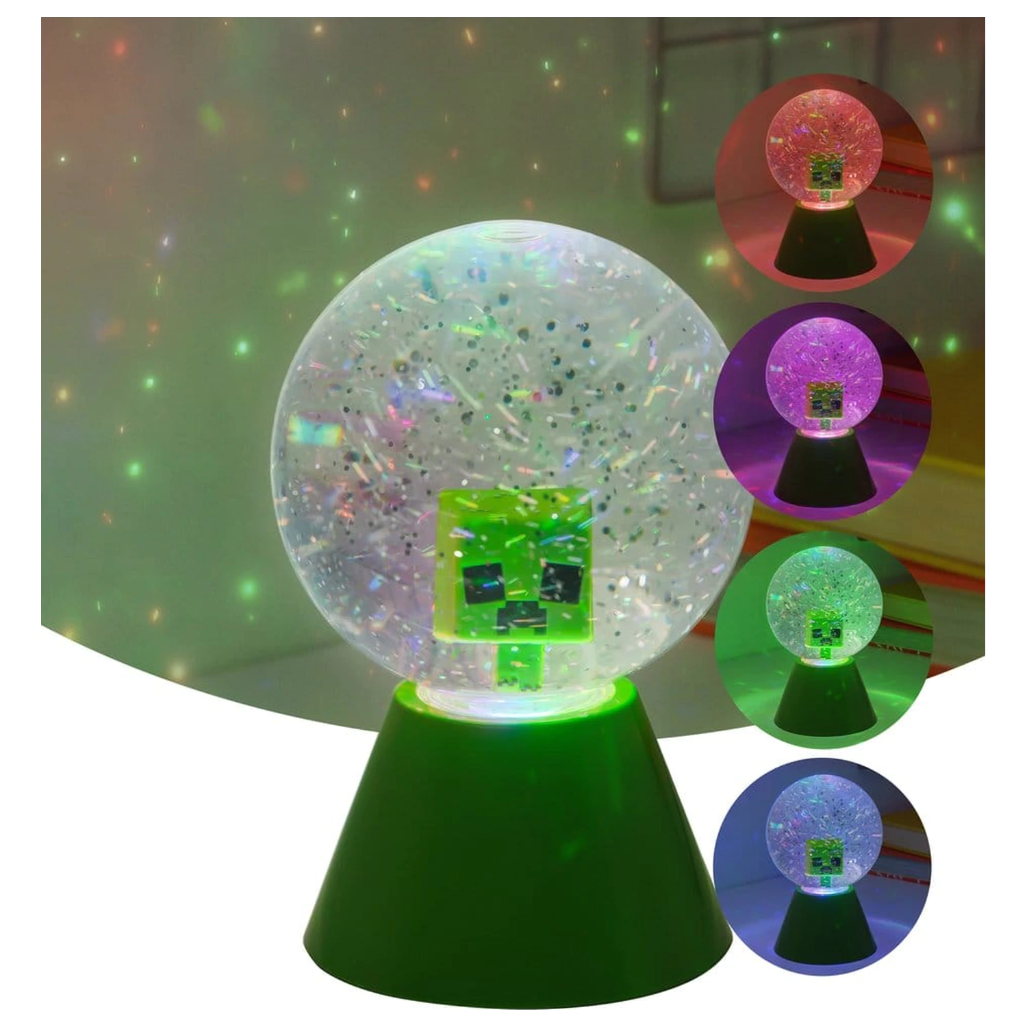 Minecraft Glitter Ball LED lámpa termékfotó