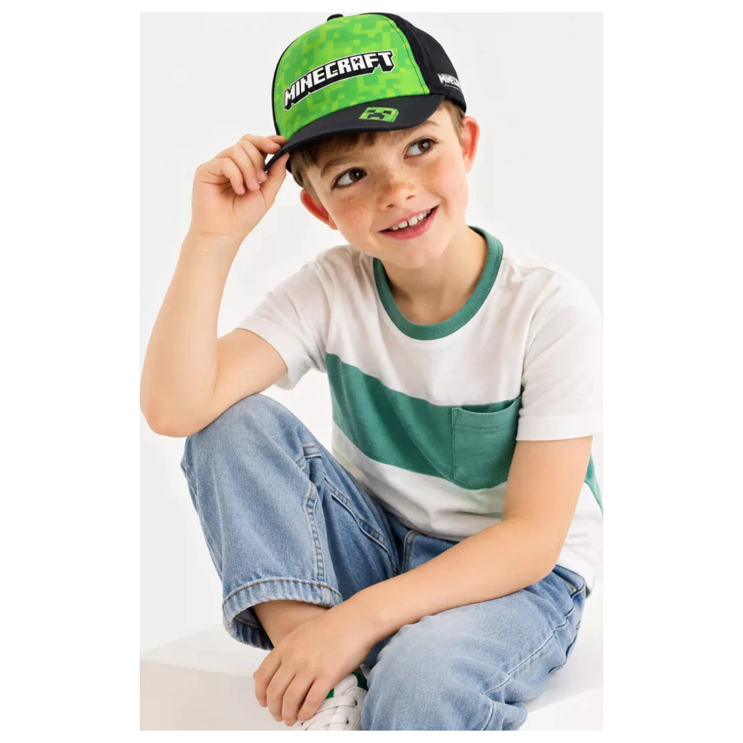 Minecraft Green Block gyerek baseball sapka 55 cm termékfotó