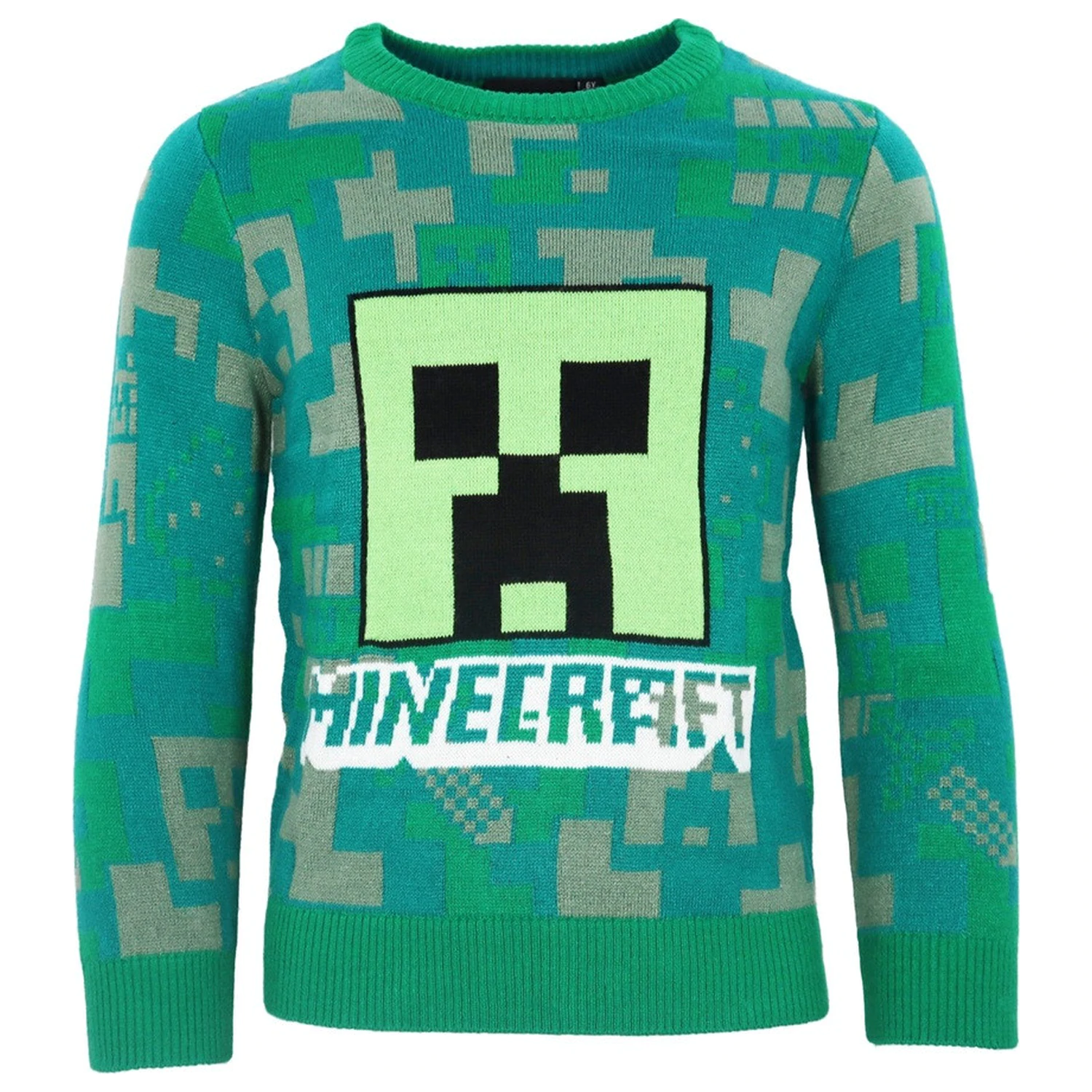 Minecraft Green gyerek kötött pulóver  termékfotó