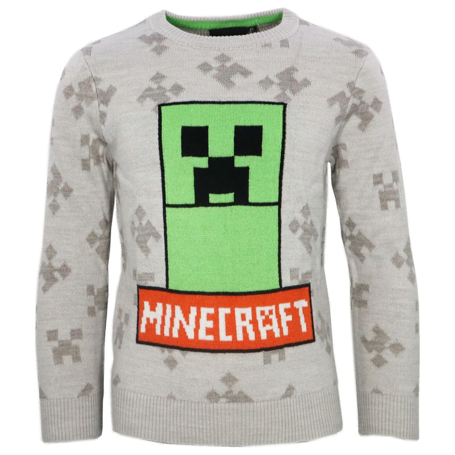 Minecraft Grey gyerek kötött pulóver  termékfotó