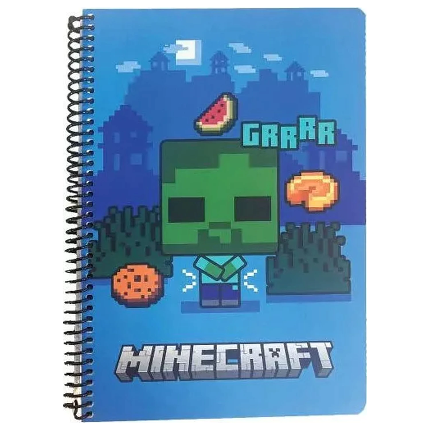 Minecraft Grrrr B/5 vonalas spirál füzet 70 lapos termékfotó