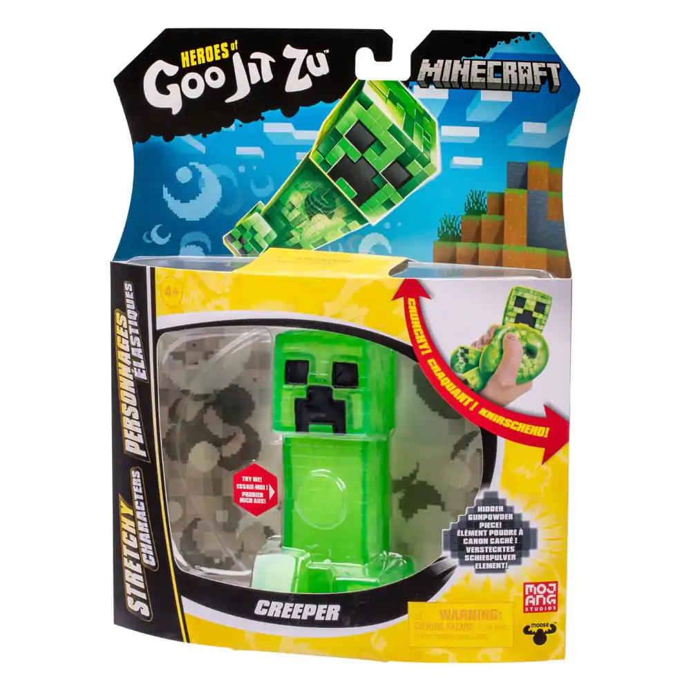 Minecraft Heroes of Goo Jit Zu Meteor Madness Creeper nyújtható figura 12 cm termékfotó