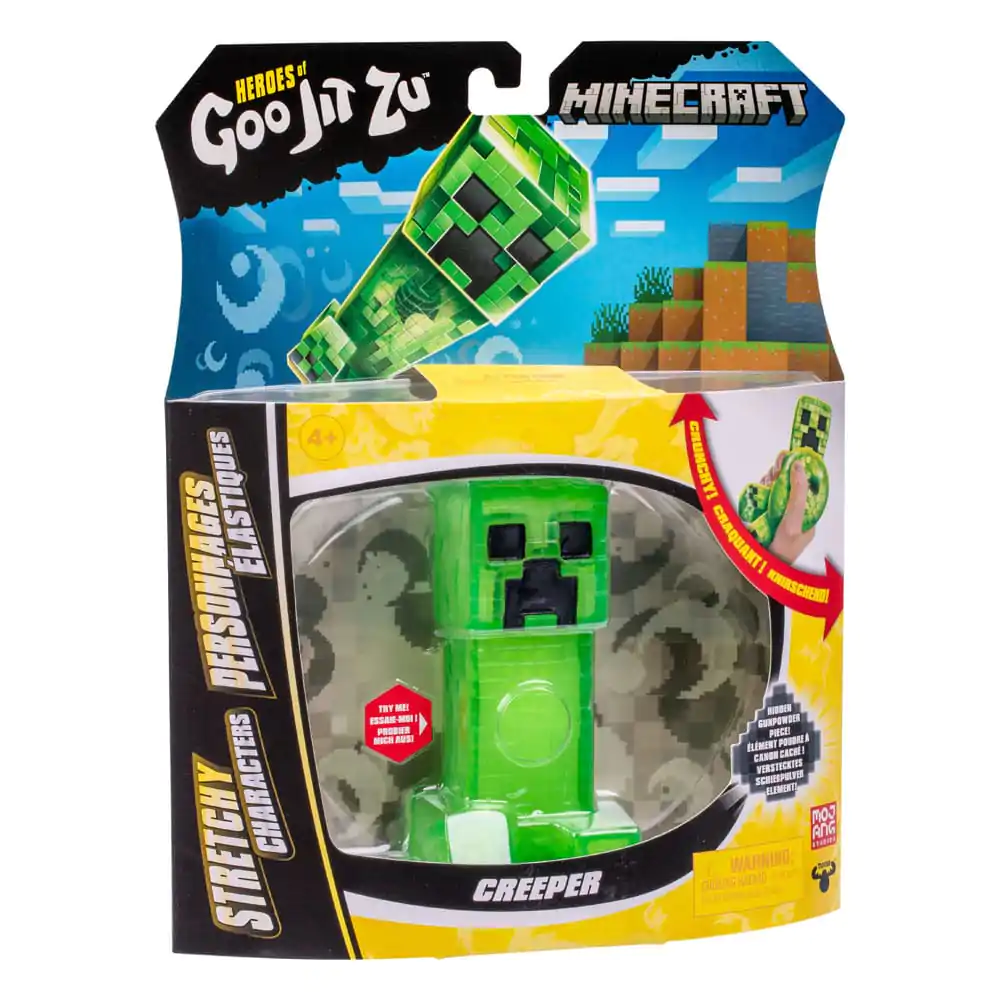 Minecraft Heroes of Goo Jit Zu Meteor Madness Creeper nyújtható figura 12 cm termékfotó