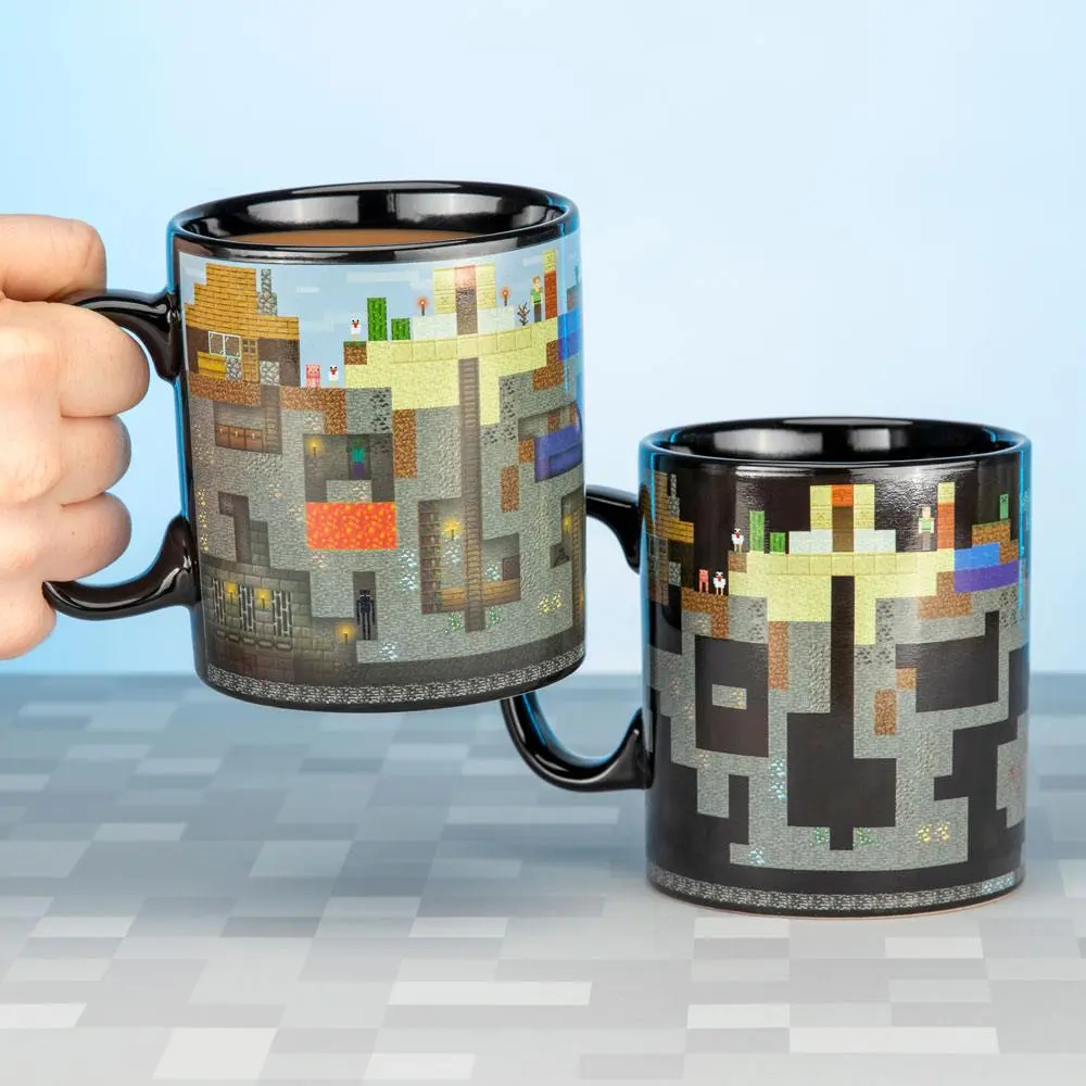Minecraft hőre változó bögre termékfotó