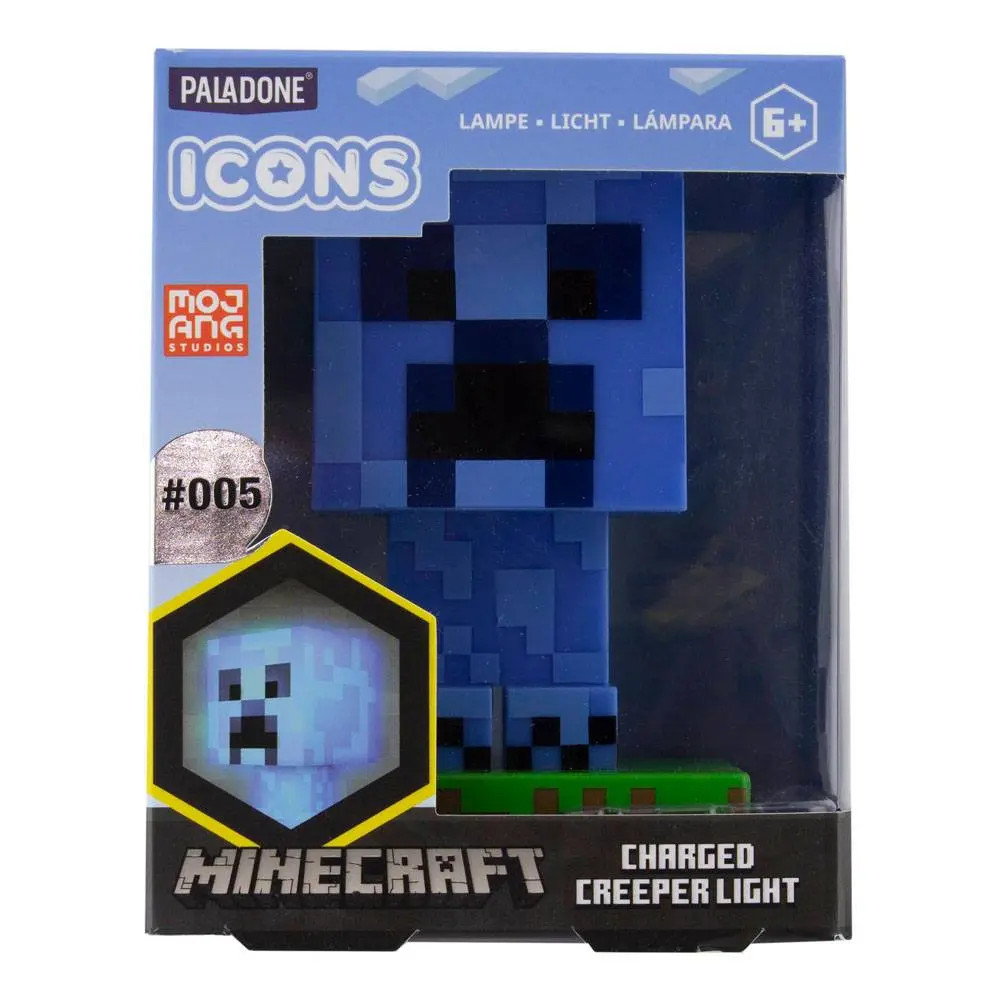 Minecraft Icon Charged Creeper lámpa termékfotó