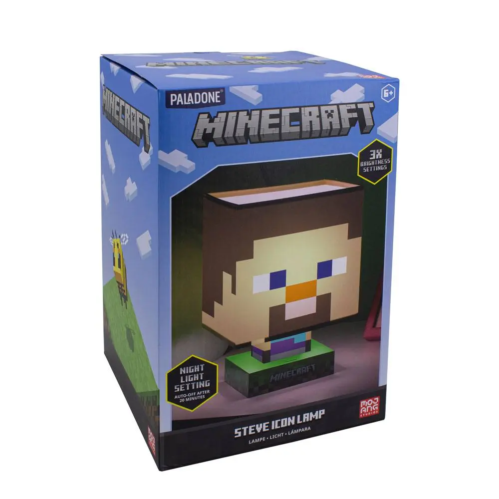 Minecraft Icon Steve lámpa 26 cm termékfotó