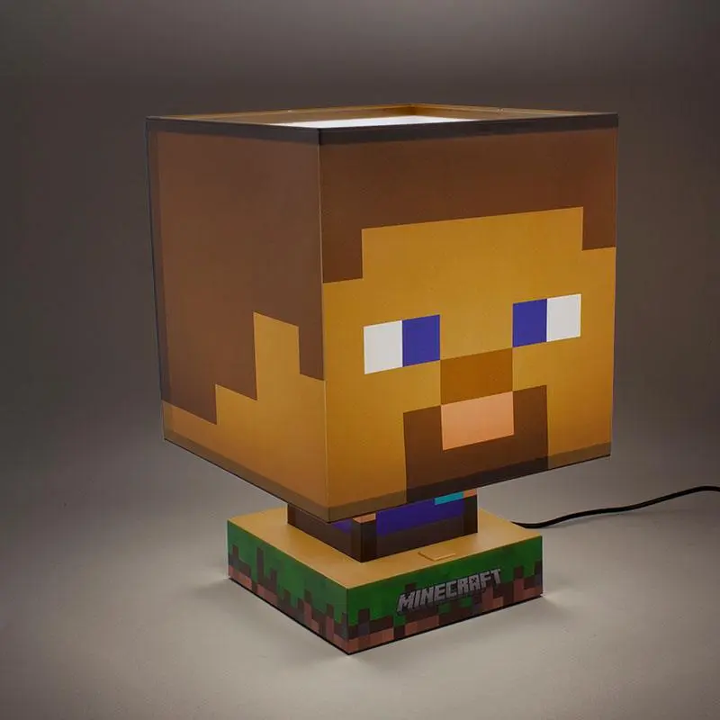 Minecraft Icon Steve lámpa 26 cm termékfotó