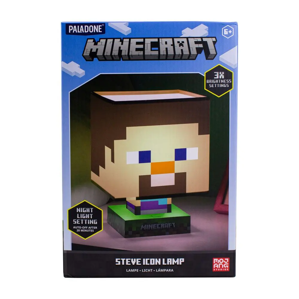 Minecraft Icon Steve lámpa 26 cm termékfotó