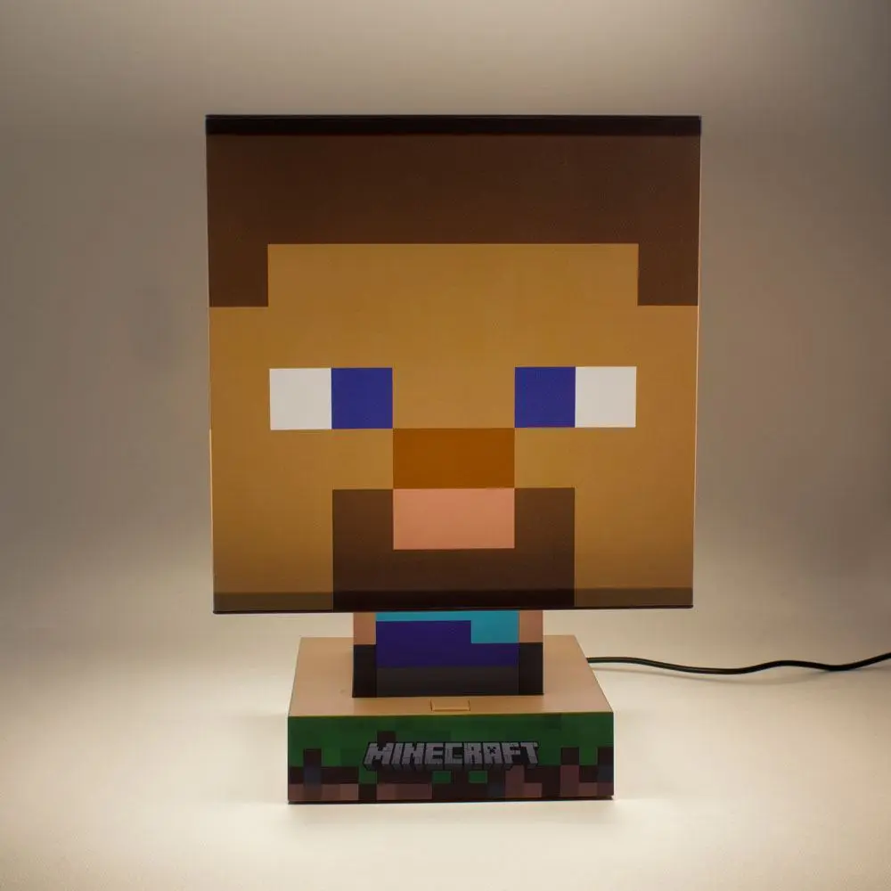 Minecraft Icon Steve lámpa 26 cm termékfotó