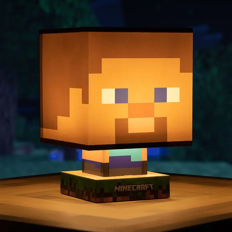Minecraft Icon Steve lámpa 26 cm termékfotó