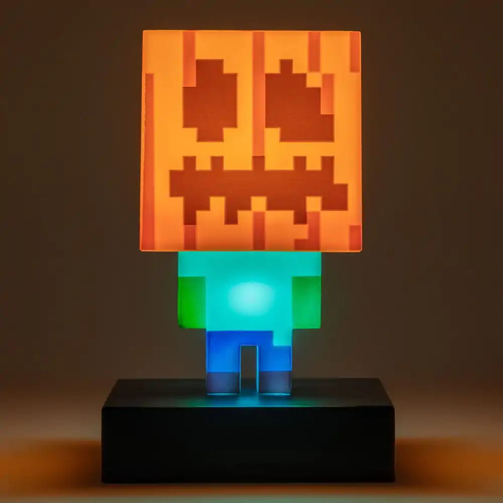 Minecraft Icons Zombie Jack O Lantern lámpa 10 cm  termékfotó