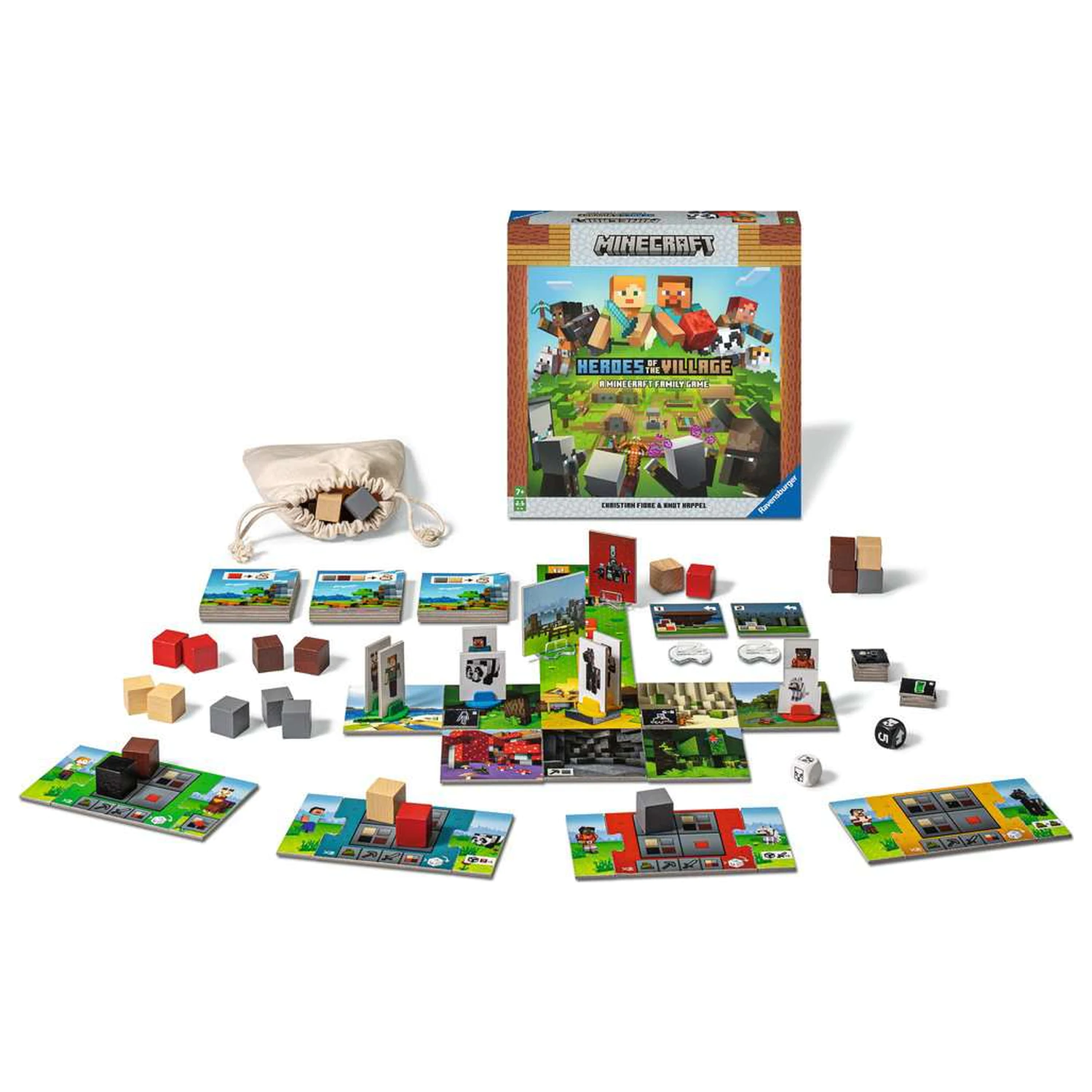 Minecraft JDS Heroes of the Village angol nyelvű társasjáték termékfotó