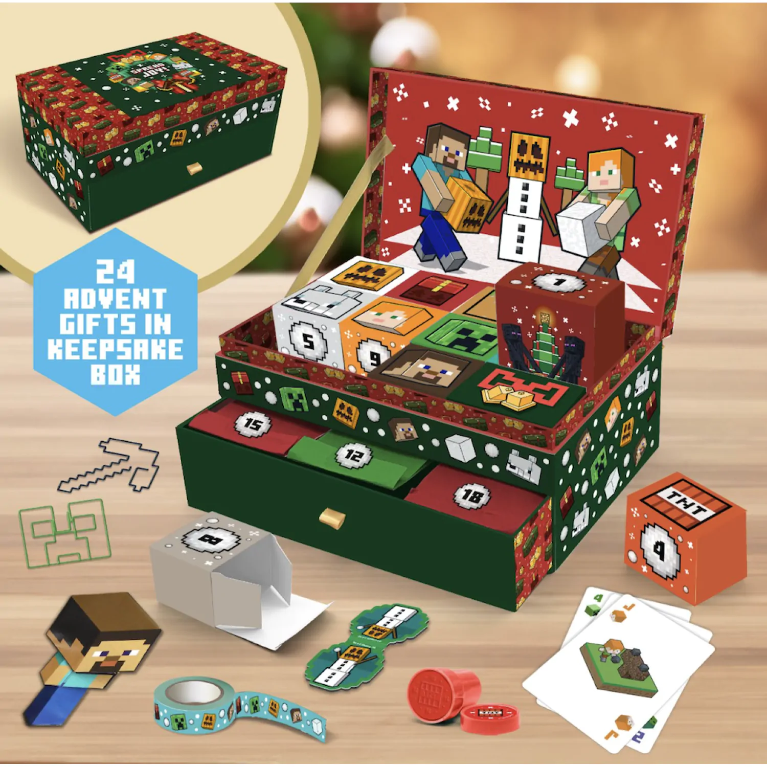 Minecraft Keepsake Box adventi kalendárium termékfotó