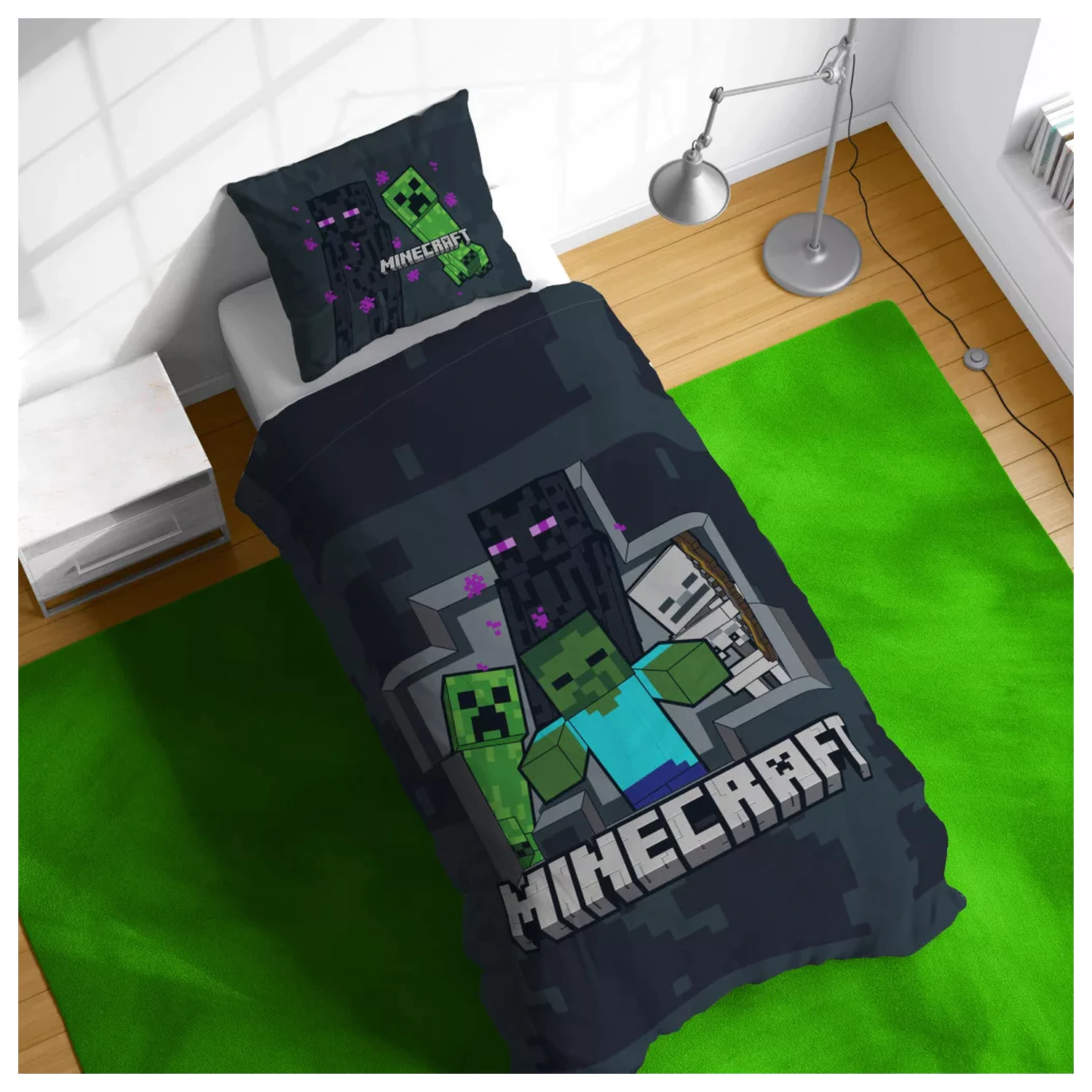 Minecraft Last Block Standing ágyneműhuzat termékfotó