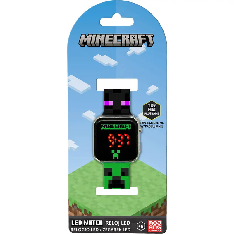 Minecraft Led-es karóra termékfotó