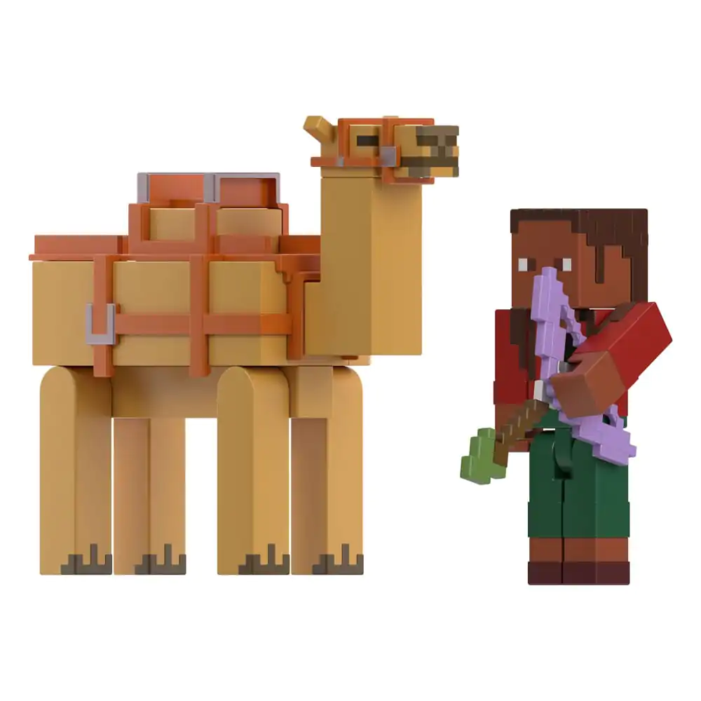 Minecraft Legends Alex vs Camel 2 db-os akciófigura csomag 8 cm termékfotó